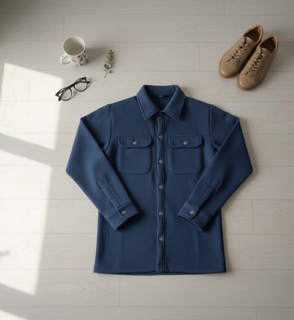 Over shirt navy blue