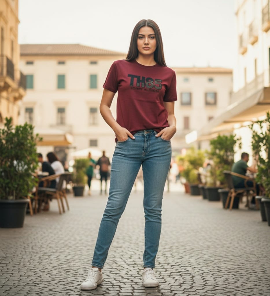 Drop shoulders TH85 maroon