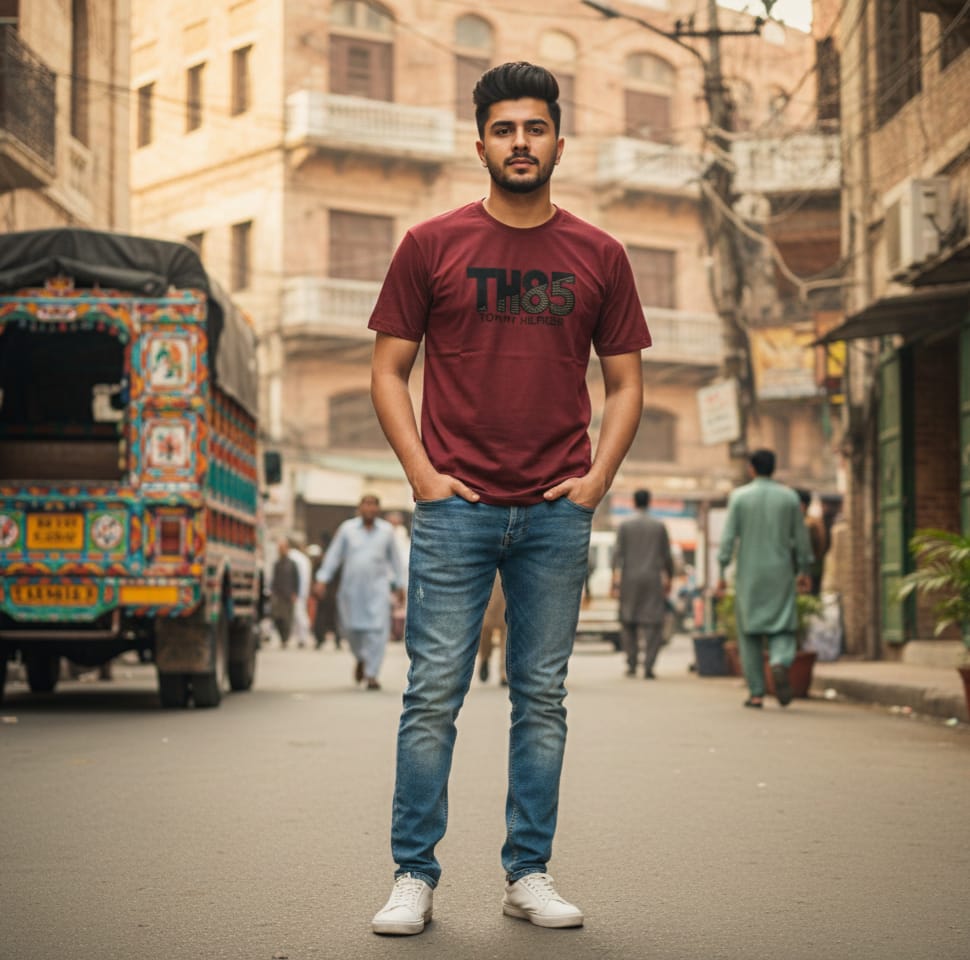 Drop shoulders TH85 maroon