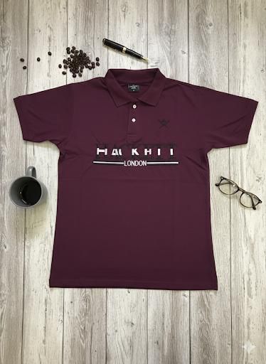 Polo shirt graphic printed